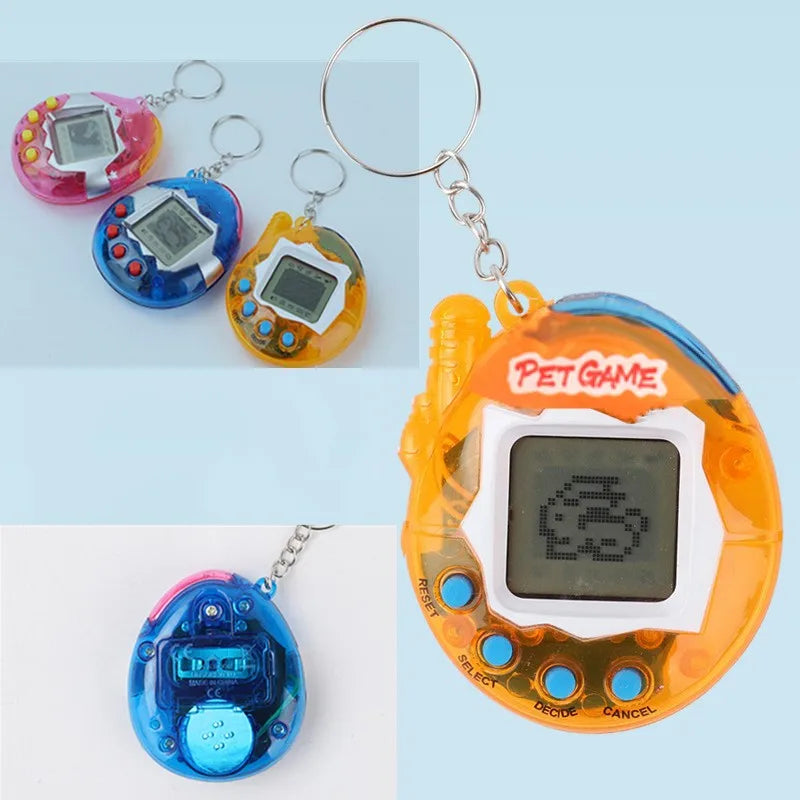 3PCs Transparent Electronic Pets Tamagotchi 90S Nostalgic Toys