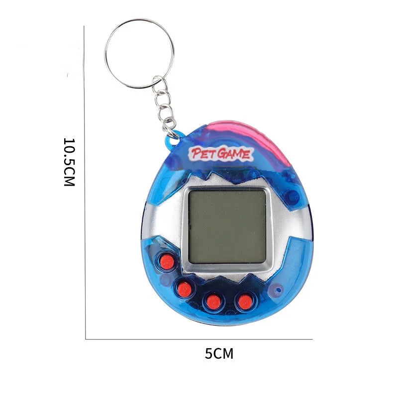3PCs Transparent Electronic Pets Tamagotchi 90S Nostalgic Toys