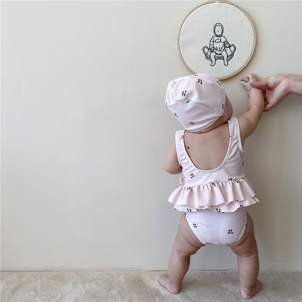 Toddler Kids Split Swimsuit Beach Vacation