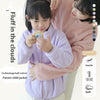 Plush Stand Collar Kids' Overcoat Warm